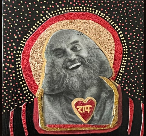 Large Baba Ram Dass Space Pendant - Image 2