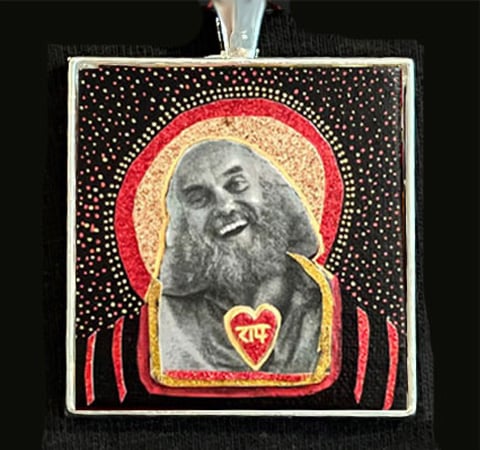 Large Baba Ram Dass Space Pendant
